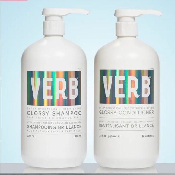Verb Glossy Extra Hydrating Shampoo & Conditioner Set - Picture 2 of 4